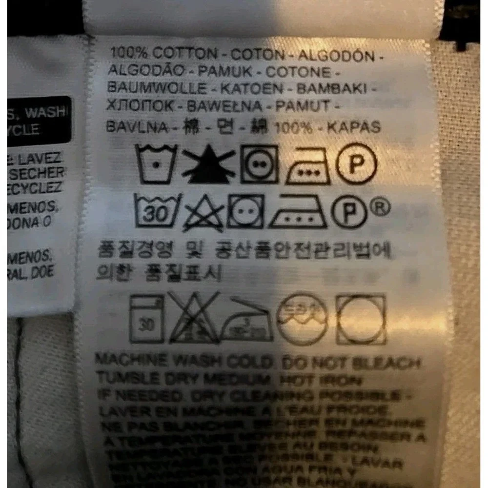 Levi's 505 Black Jeans Men's‎ Denim 34x34 (36x33 1/2) Made In 2017